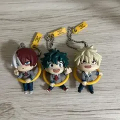 ヒロアカ　こんにち輪　緑谷出久　爆豪勝己　轟焦凍　ガチャ　3点セット