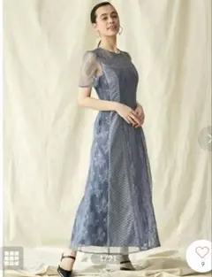 美品 LAGUNAMOON LADY ナローレースマキシワンピース S ドレスのサムネイル