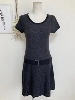 インディヴィ　ニットワンピース　38