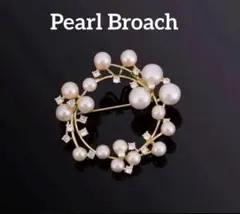 パール ブローチ フォーマル 七五三　卒業　入学　入園　卒園　結婚式