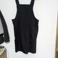 黒エプロン Mサイズ ポリエステル80%