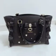 SAMANTHAVEGA サイドレースアップ リボンビジューミニフラッター