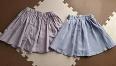 GLOBAL WORK☆キッズ120サイズ　インナーパンツ付きスカート2点セット