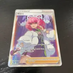 【海外限定!!】ポケモンカード　クララ SR フルアート　プロモ　英語　正規品のサムネイル