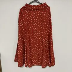 ozoc 花柄スカート