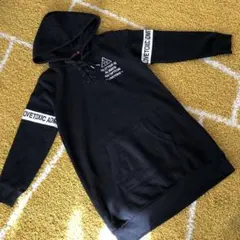 lovetoxic フードワンピース 黒　S 140㎝