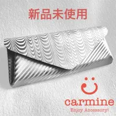 Carmine カーマイン ONE WALLET シルバー 本革 二つ折り財布 - メルカリ