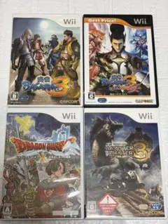 ⭐️24時間以内発送⭐️ Wiiソフトまとめ売り　4本セット　モンハン　ドラクエ