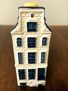 KLMオランダ航空 ミニチュアハウス デルフトブルーハウス BOLS 8点 KLMオランダ航空 創業106年記念 106番目の「ミニチュア デルフト