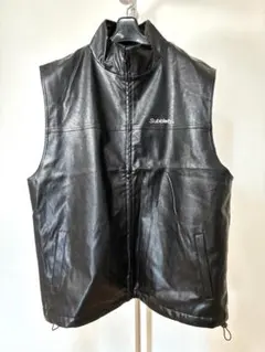 新品 Subciety (サブサエティ) PUレザー ベスト L 定価9900円のサムネイル