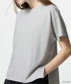 UNIQLO AIRism シームレス Tシャツ　グレー XXL