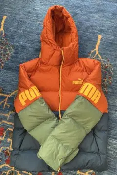 PUMA フード付きダウンジャケット L