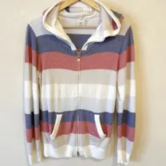 gelatopique ジェラートピケ ストライプ フルジップ ルームウェア