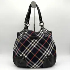 希少✨ バーバリーブルーレーベル ノバチェック ハンドバッグ