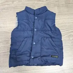 SIMPLE FREE ネイビー ダウンベスト(100㎝)
