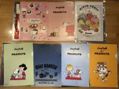 PEANUTS Joyfull クリアファイル 7枚セットとシール