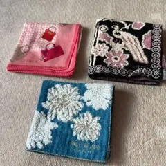 ANNA SUI Paul &Joe FURLA ハンカチ３枚セット