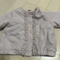 薄紫 フリル付きジャケット
