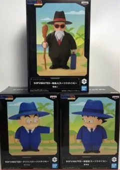 ドラゴンボール クリリン 孫悟空 亀仙人 フィギュア 3点セット