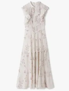 美品♡スナイデル　プリーツプリントワンピース　完売品