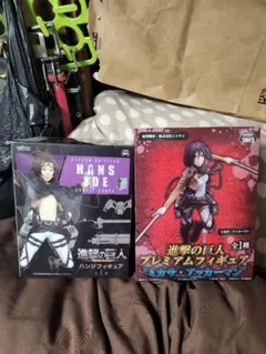 進撃の巨人 リヴァイ 立体機動 Ver. ミカサ プレミアムフィギュア 未