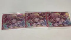 プロセカ　ウエハースカード　小豆沢こはね3枚セット