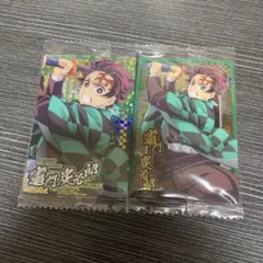 鬼滅の刃 ウエハース 10 カード 竈門炭治郎 2枚セット SR N