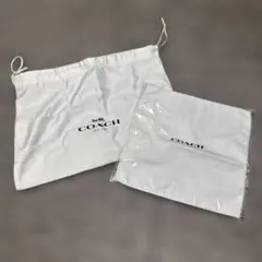 COACH コーチ 保存袋 巾着袋とお手入れチーフセット
