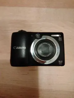 Canon PowerShot A1400 ブラック 単三電池駆動 - メルカリ