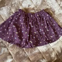 キュロット【ページボーイ】花柄スカート