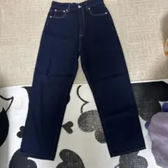 デニムパンツ インディゴブルー Lサイズ 新品のサムネイル
