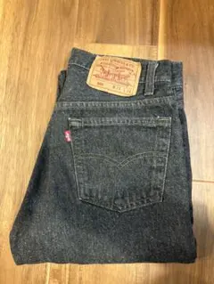 週末セール！リーバイス501 先染ブラックジーンズ アメリカ製