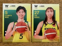 Wリーグ トレーディングカード　藤本愛瑚選手　八木悠香選手