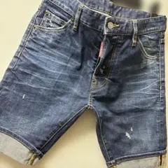 美品❣️ディースクエアード 2❣️メンズ❣️ダメージ❣️ロールアップ❣️ストレッチ❣️革タグのサムネイル