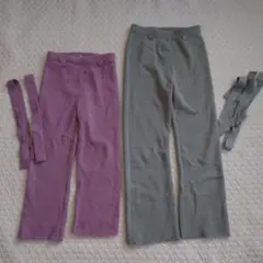 パープル ボトムス