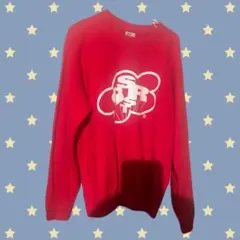 着画あり フロントロゴ レッド スウェット ポップ それはさておき。 itimiのサムネイル