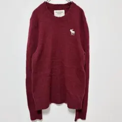アバクロ Abercrombie & Fitch バーガンディ セーター 【S】のサムネイル