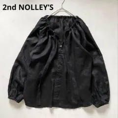 2ndNOLLEY'S 24ss WASH LINEN ギャザーブラウス リネンのサムネイル