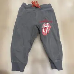 H&M ローリング・ストーンズ ロゴ長ズボン 92cm