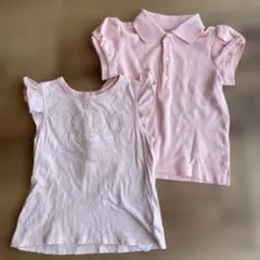 Ralph Lauren ピンクTシャツ80 2枚