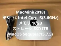 ま*ー様 MacMini 2018 i3 メモリ16G SSD1TB Sequo