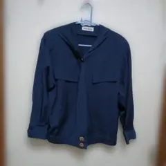 最終価格)Jade Glaze ネイビー フード付きジャケット