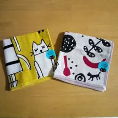 マタノアツコ　ガーゼハンカチ２枚セット