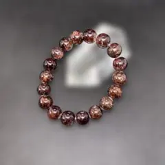 【高品質】天然石パワーストーン　ガーネットブレスレット　10㎜ 女性用