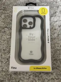 【新品未使用】iFace Flou iPhone16 Pro ケース ブラック