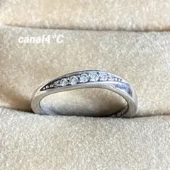 「canal4℃」　　ウェーブリング　　ガーネットのサムネイル