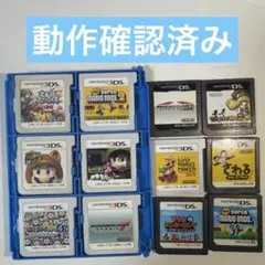 3DS DS マリオソフト 12本 マリオカート7 スーパーマリオブラ