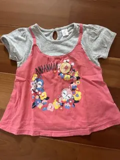 アンパンマン　Tシャツ　半袖　ピンク　100サイズ