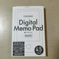 COLOMO Digital Memo Pad 4.5インチ ホワイト