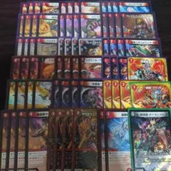 DM 赤単 ミリオンブレイブカイザー ニクジール デッキ パーツ 未使用 セット DM 赤単 ミリオンブレイブカイザー ニクジール デッキ パーツ 未